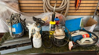 Garage Tools: Torch Fuel, Propane Fuel, Sander, Pumps And More