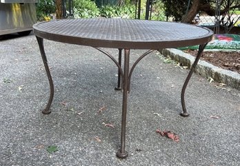 Outdoor Mid-Century Modern Salterini Style Coffee Table