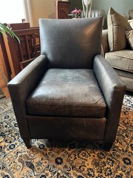 Crate And Barrel Grey Club Chair