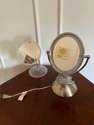 Homedics Vanity Mirror Model # M-9015 And 5x Suction Vanity Mirror