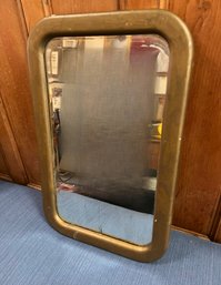 Painted Gold Rectangular Mirror