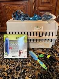 Dog Lot: Carrier, Grooming Kit And More