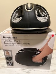 Brookstone Shiatsu Foot Massager With Heat