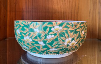 Porcelain Flowered Japanese Bowl.