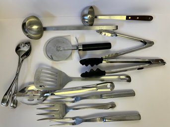Kitchen Utensils 1: Pizza Cutter, Ladle, Serving Forks, And More
