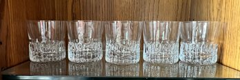 5-4in Rocks Crystal Glasses With Iced Bottom