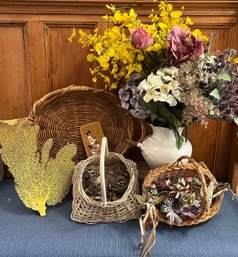 Baskets, Flowers, Birds Nest, And More