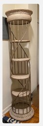 Rustic Architectural Style Display Etagere 80' Tall