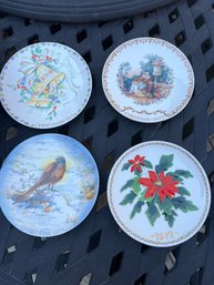 4- Crown Staffordshire Holiday Collectors Plate