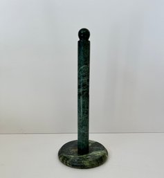 Green Marble Paper Towel Holder