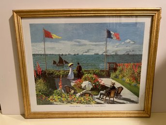 Claude Monet: Garden At Sainte-Adresse Print