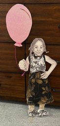 Craig Norton Art Figure Girl Holding A Balloon