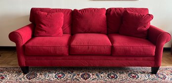 Couture Cranberry Bauhaus Couch