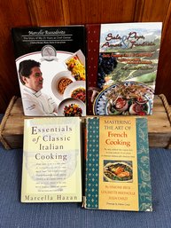 Cookbook Books: Marcello Russodivito, Marcella Hazan, Julia Child, And More