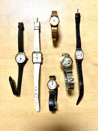 Womans Quartz Watches, Gucci, Helbros, Timex, Caravelke, Pierre Cardin & Lafeyette
