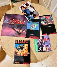 Super Nintendo Instruction Booklets And More: Lethal Weapon, Street Fighter II, Super Mario World And More