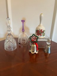 Bell Lot: Glass, Porcelain, And Silver Plate