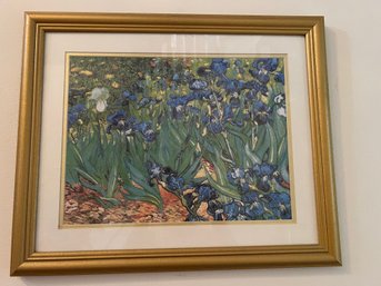 Vincent Van Gough  Les Irises Flower Print