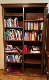 Wood Book Shelf. Books NOT Included. Please Check Other Lots For Books.