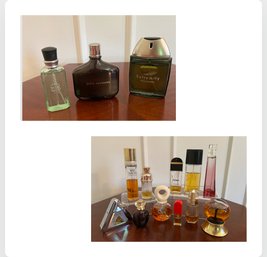 Lot Of Perfume: Some Full, Some 1/2 And Some Almost Empty