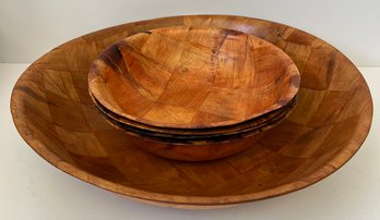 Wood Bowl Set