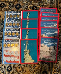 Ten Starter Books Of United States Of America Presidential One Dollar Coin Collection