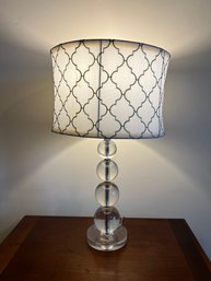 Heavy Lucite Bubble Table Lamp