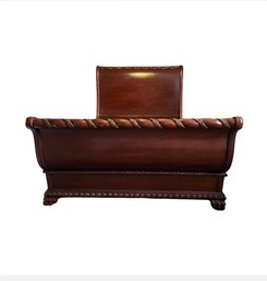 Mahogany Queen Size Sled Bed