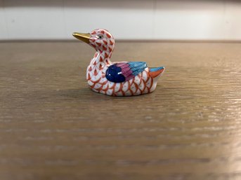 Herend Hungarian Miniature Swimming Duck