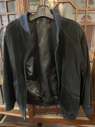 C&A Leather/Suede Bomber Style Jacket
