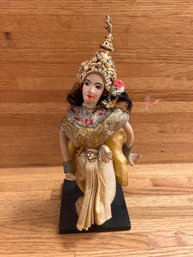 Material Made Thai Doll On Stand