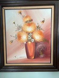 Flower In Vase Original Painting