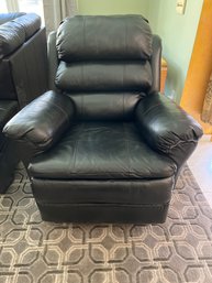Faux Leather Black Rocking And Reclining Chair