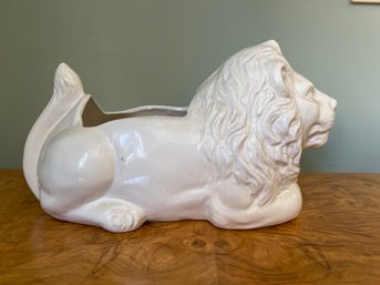 Ceramic Lion Planter