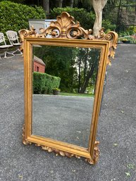 Wood Gold Painted Mirror