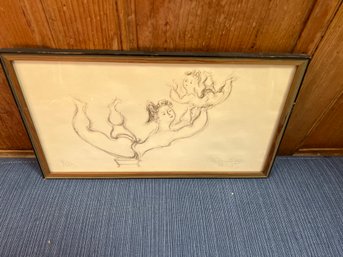 Signed Chaim Gross Mother And Child