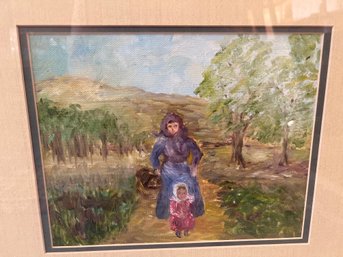 Original Woman And Child Painting