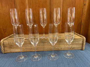 9- Mikasa Champagne Glassware