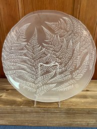 Hoya Mikasa Crystal Fern Platter