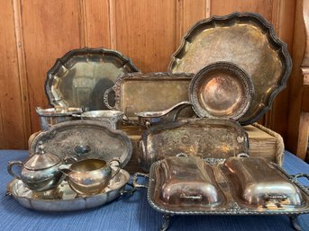 Lot Of Silver Plate: Gorham, Reed Barton, And More