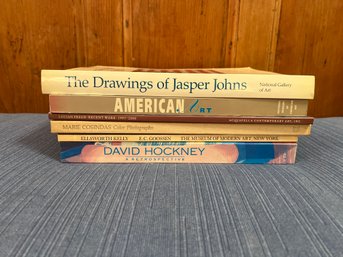Art Books: Jasper Johns, American Art, Lucian Freud, Marie Cosindas, Ellsworth Kelly & David Hockney