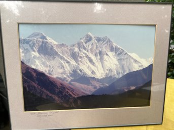 Photograph Of MT. Everest, Nepal 29,028 Feet