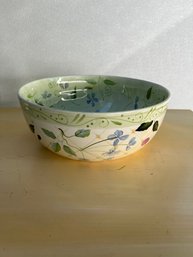 Tracy Porter Hand Painted Serving Bowl