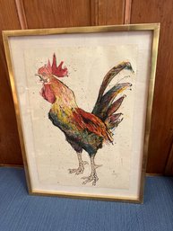 Fritz Hug  Print Of A Rooster