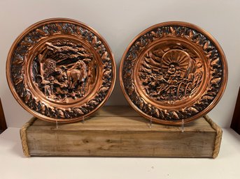 2-copper Graft Guild Round Wall Hanging