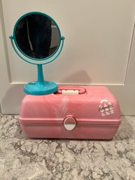 Pink Caboodles Of California And Blue Mirror