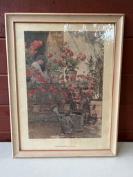 Childs Hassam - Greaniums Poster