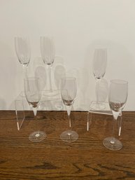 6- Champagne Glassware