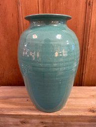 Green/blue Glazed Pottery Vase