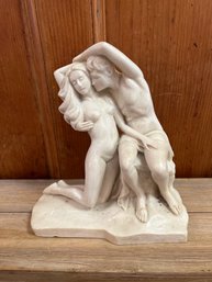 Poly Resin Statue Of Man And Woman